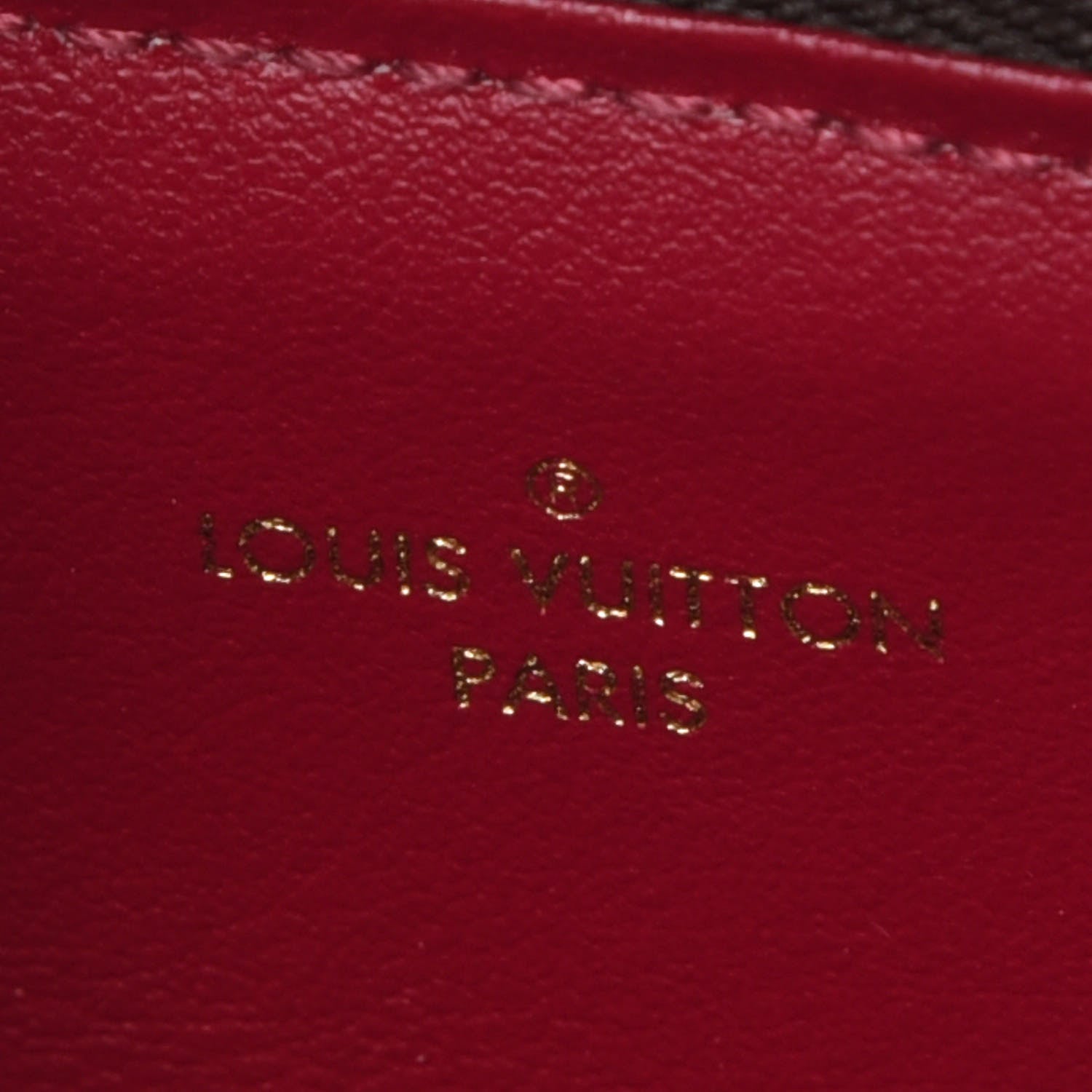 Louis Vuitton Monogram Felicie Chain Wallet Zippered Insert Fuchsia 6 of 6