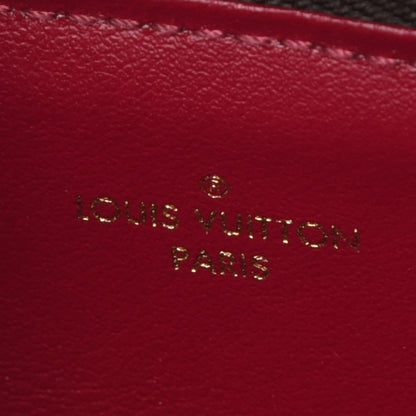 Louis Vuitton Monogram Felicie Chain Wallet Zippered Insert Fuchsia 6 of 6