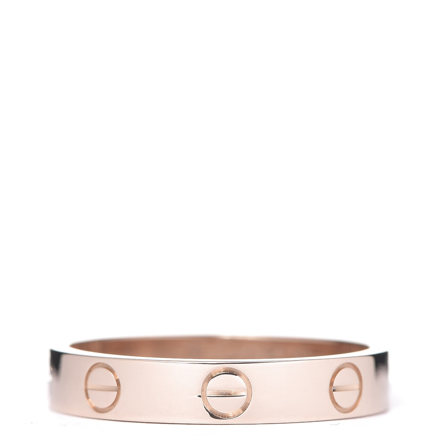 Cartier 18K Pink Gold 3.5mm LOVE Wedding Band Ring 55 7.25 1 of 4