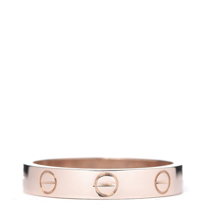 Cartier 18K Pink Gold 3.5mm LOVE Wedding Band Ring 55 7.25 1 of 4