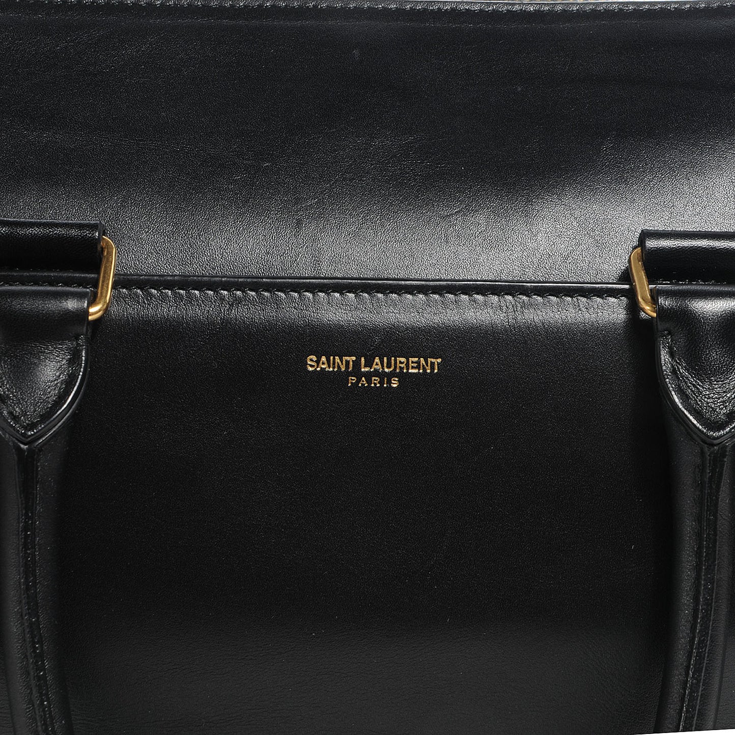 Leather Classic Duffle 6 Bag Black