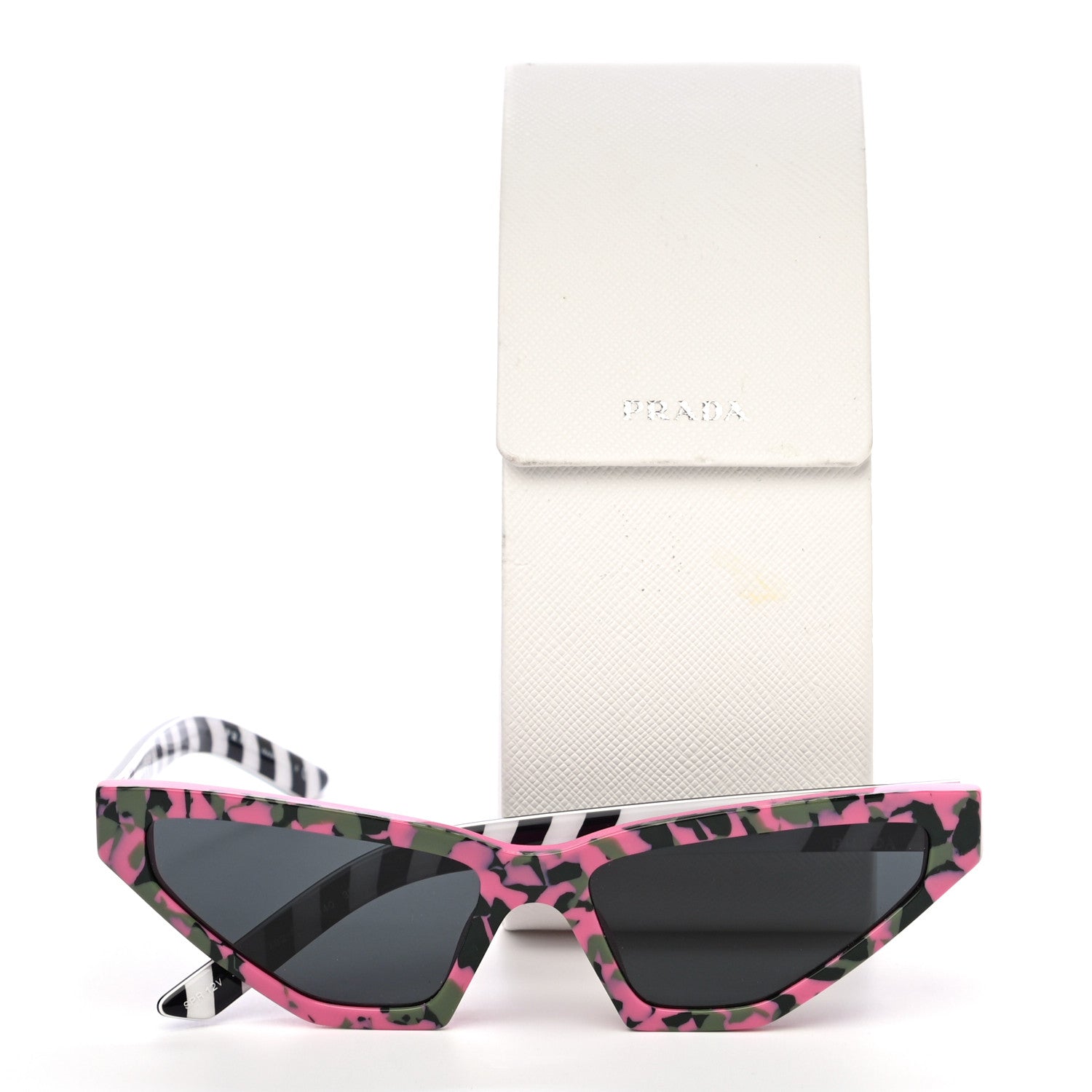 Prada Cat Eye Sunglasses SPR 12V Pink 8 of 8