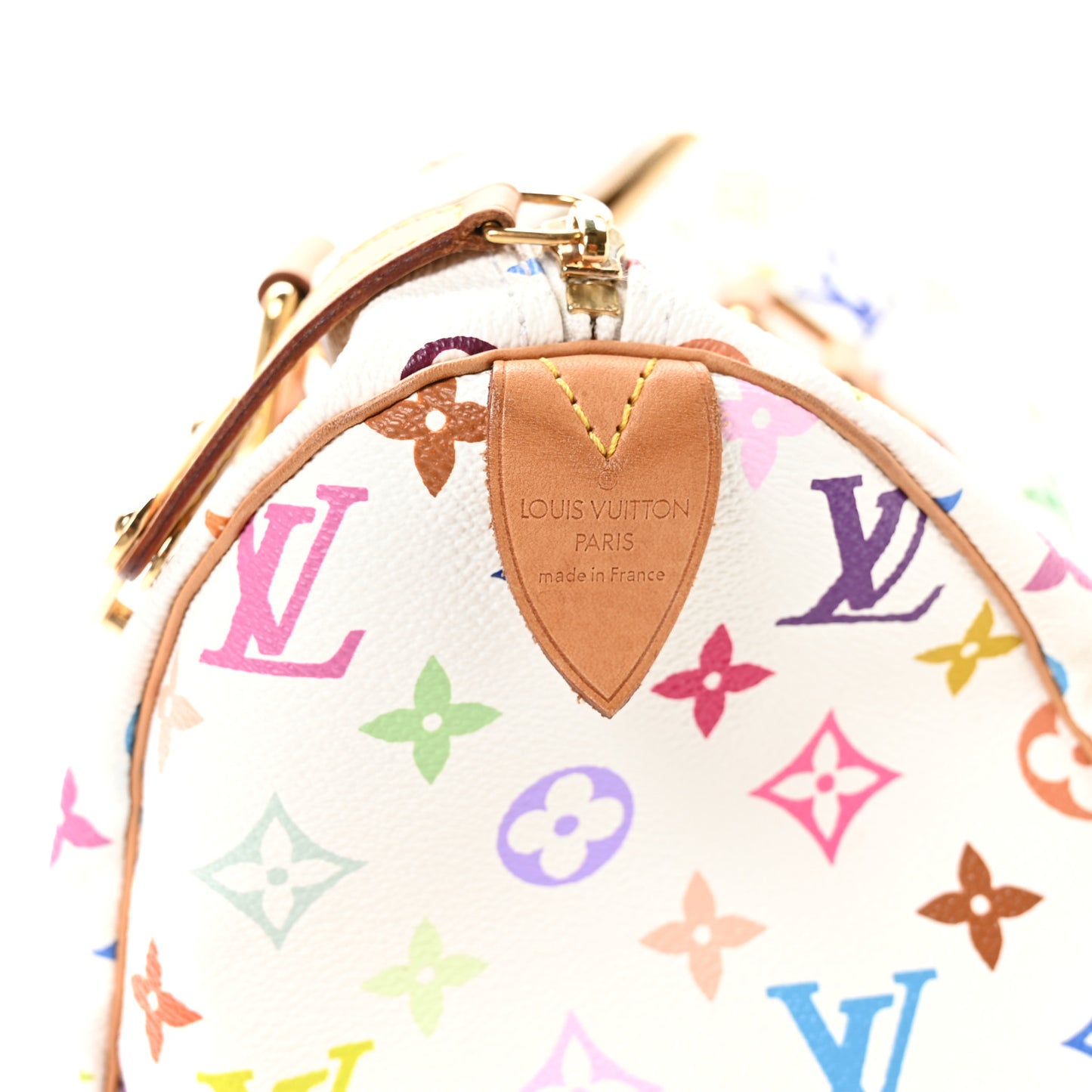 Monogram Multicolor Speedy 30 White