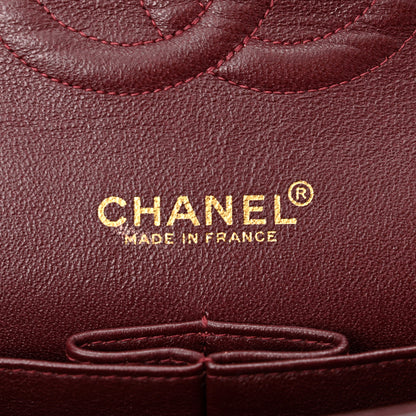 Chanel Lambskin Quilted Medium Double Flap Black 6 of 10