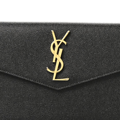 Saint Laurent Grain De Poudre Uptown Pouch Black 8 of 8