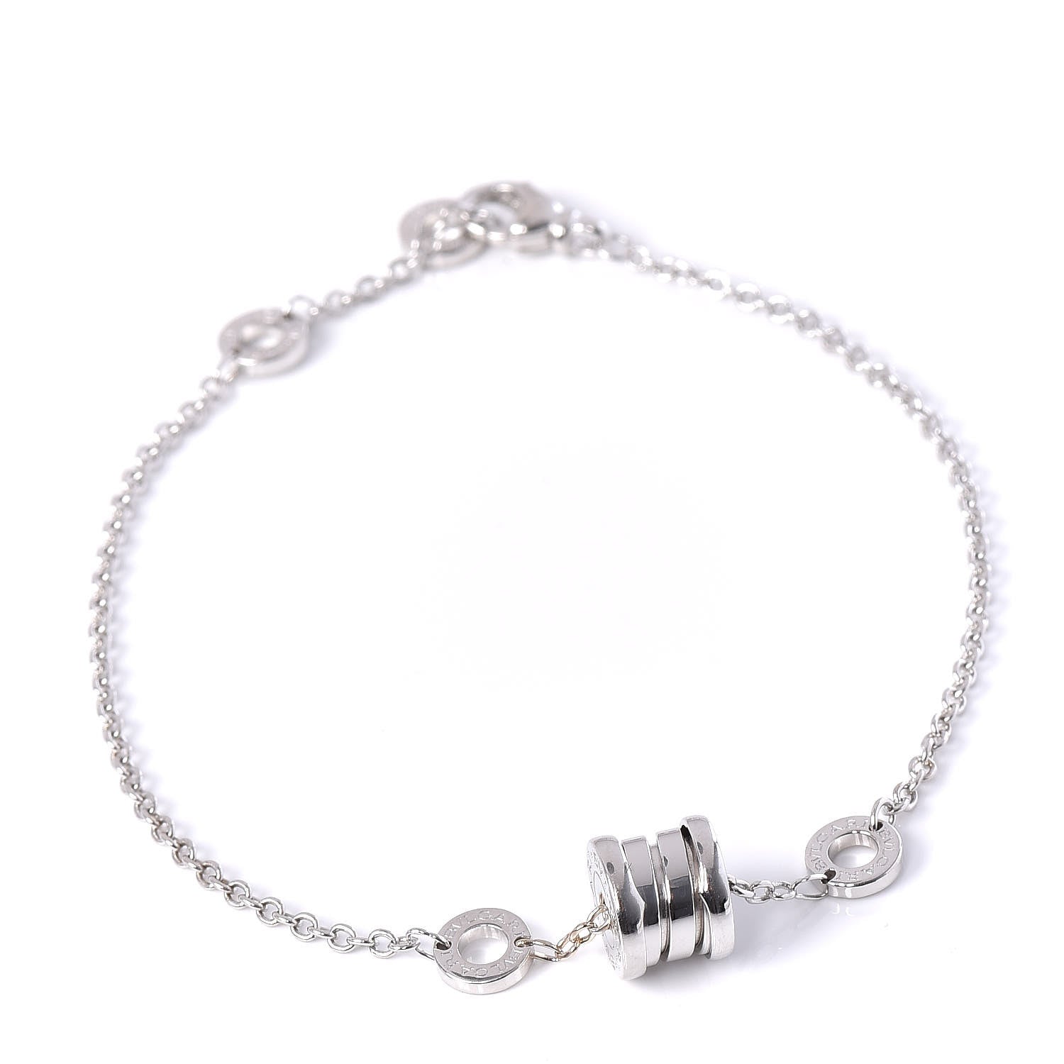 Bulgari 18K White Gold B.Zero1 Bracelet 1 of 4