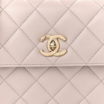 Chanel Lambskin Quilted Small Trendy CC Flap Dual Handle Bag Light Pink 8 of 13