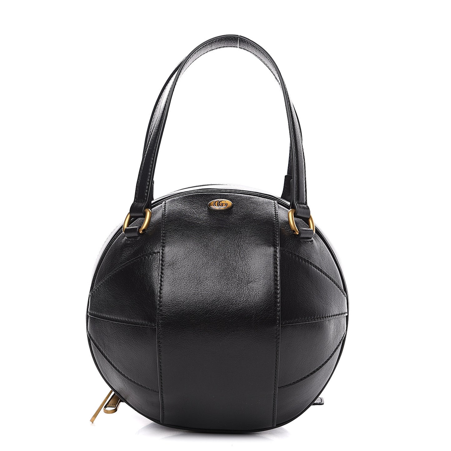 Piuma Lux Energy Tifosa Basketball Shaped Shoulder Bag Black