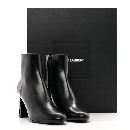 Saint Laurent Nappa Vendome Loulou Ankle Zip Boot 38.5 Black 8 of 8