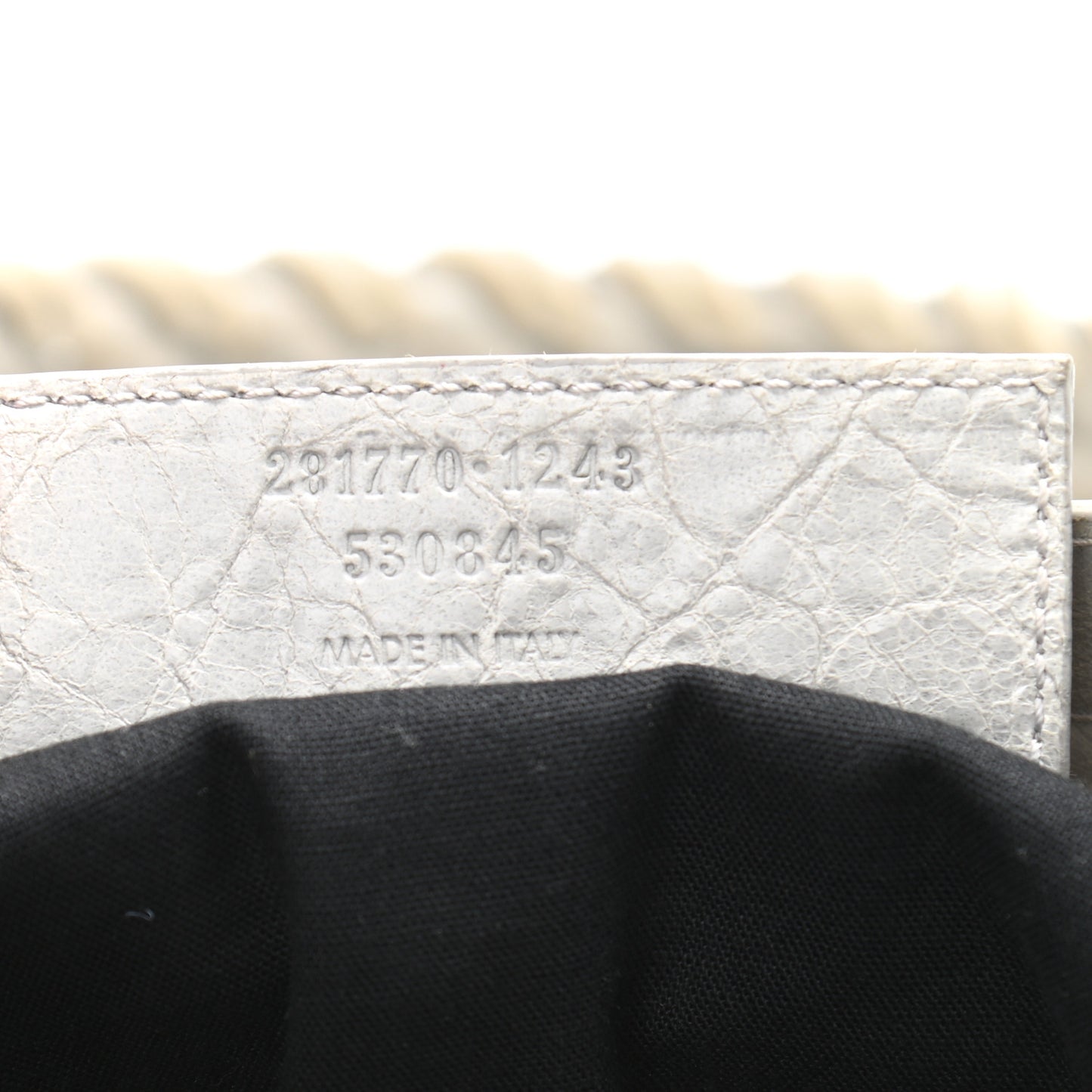 Agneau Giant 12 Silver Hardware City Gris Ciment