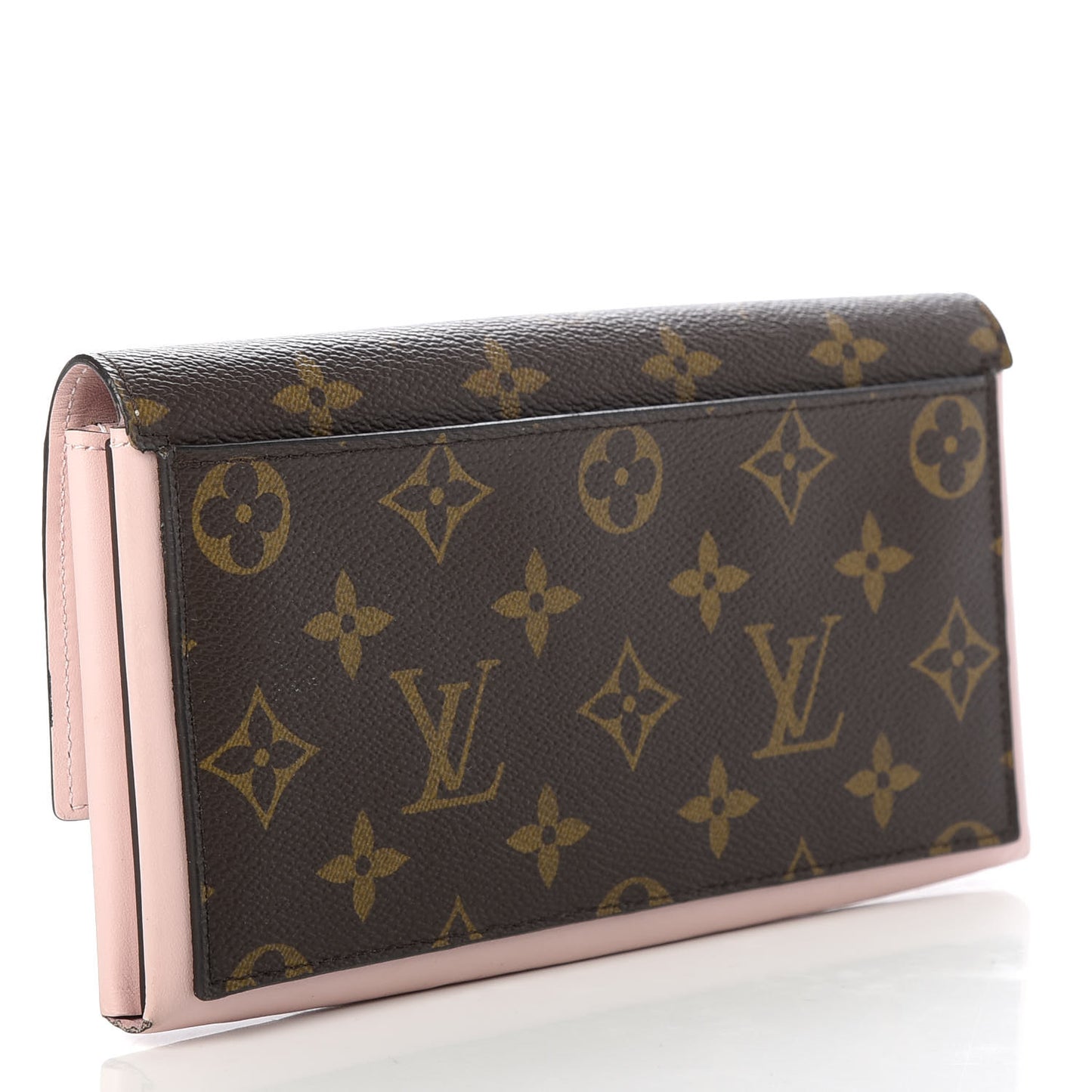 Monogram Flore Wallet Rose Ballerine
