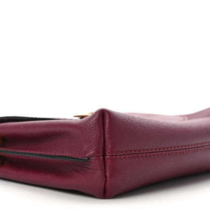 Burberry Soft Grain Calfskin Small Medley Crossbody Dark Plum 7 of 11