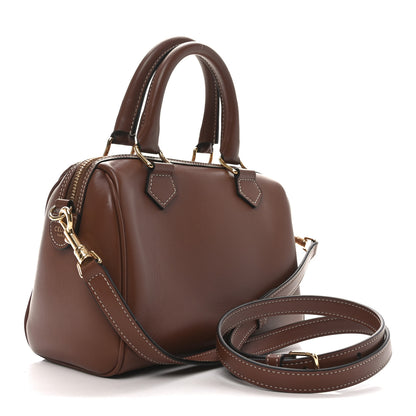 Celine Smooth Calfskin Triomphe Small Boston Bag Tan 3 of 10