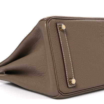 Hermes Chevre De Coromandel HAC Birkin 28 Etoupe 9 of 12