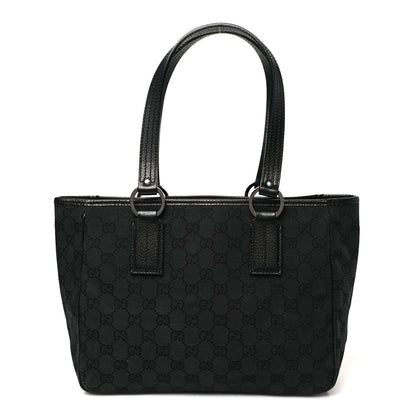 Gucci Monogram Medium Tote Black 1 of 10