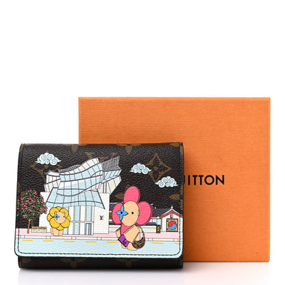 Louis Vuitton Monogram 2022 Christmas Animation Seoul Victorine Wallet Fuchsia Fuchsia 7 of 7