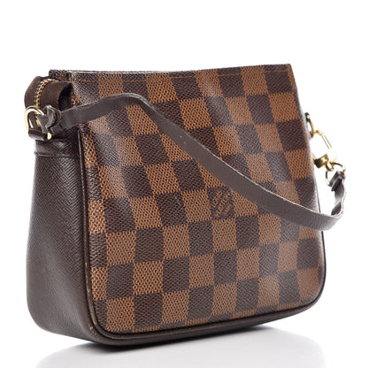Louis Vuitton Damier Ebene Trousse Make Up Bag Pochette 3 of 17