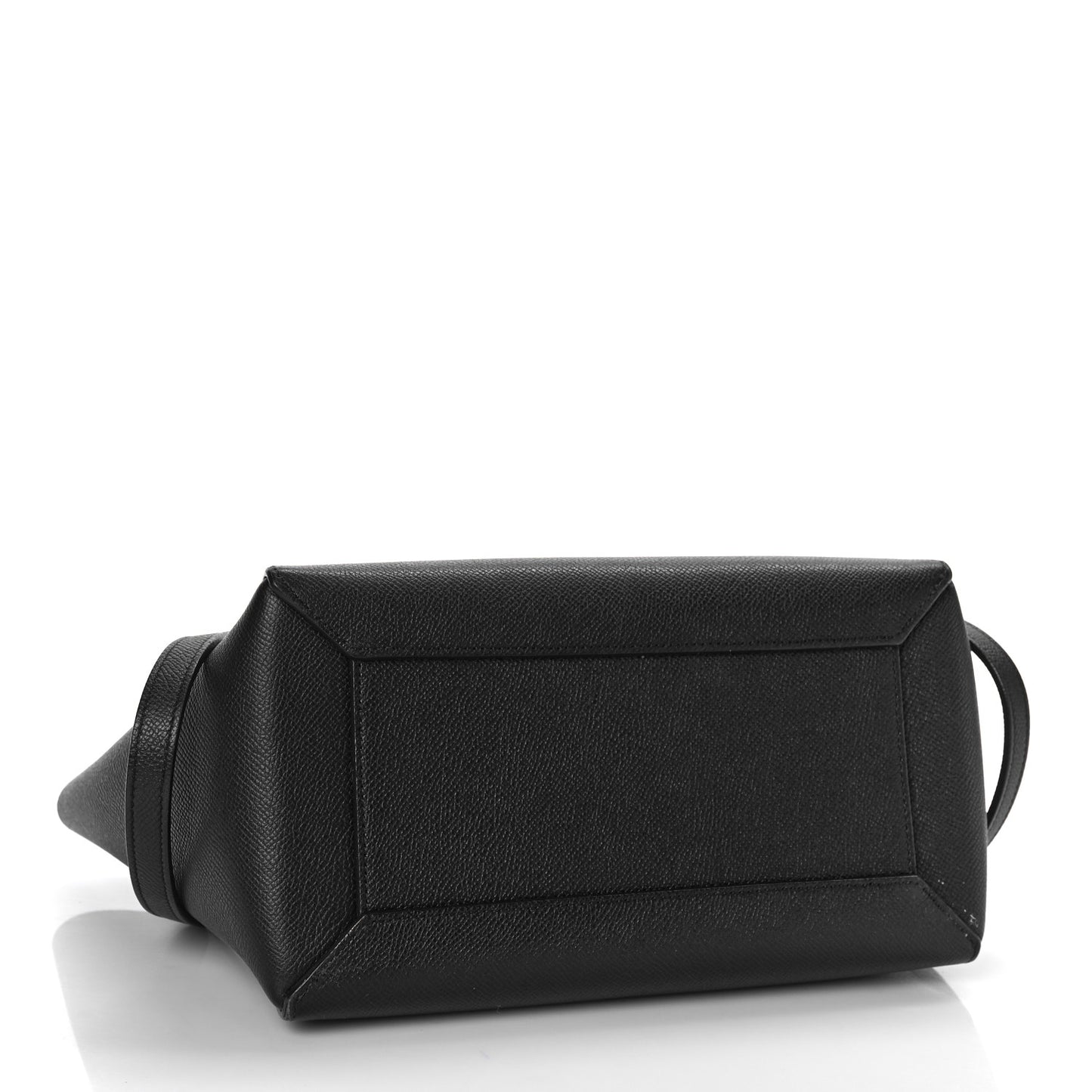 Grained Calfskin Micro Belt Bag Black