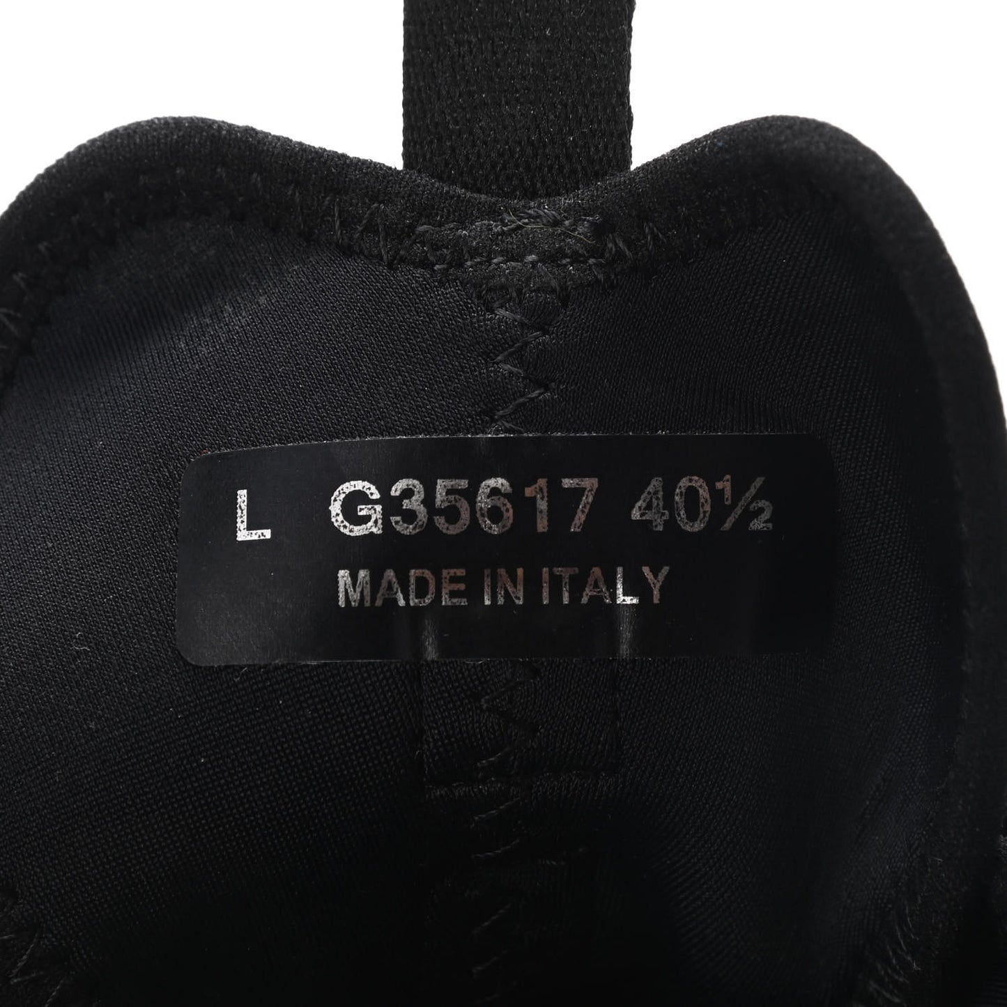 Velvet Calfskin Mixed Fibers CC Sneakers 40.5 Black