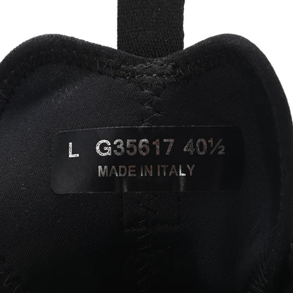 Chanel Velvet Calfskin Mixed Fibers CC Sneakers 40.5 Black 8 of 8