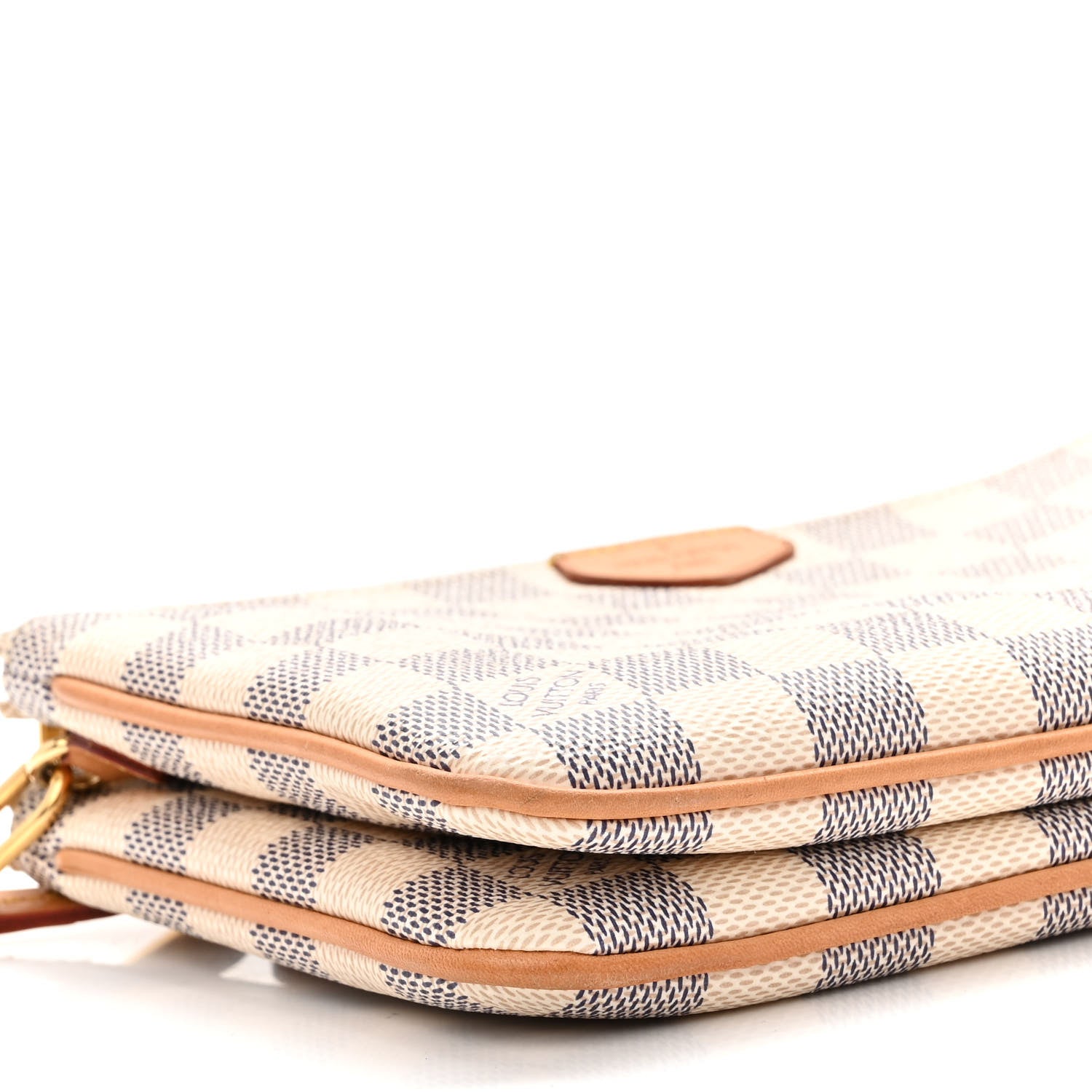 Louis Vuitton Damier Azur Double Zip Pochette 10 of 12