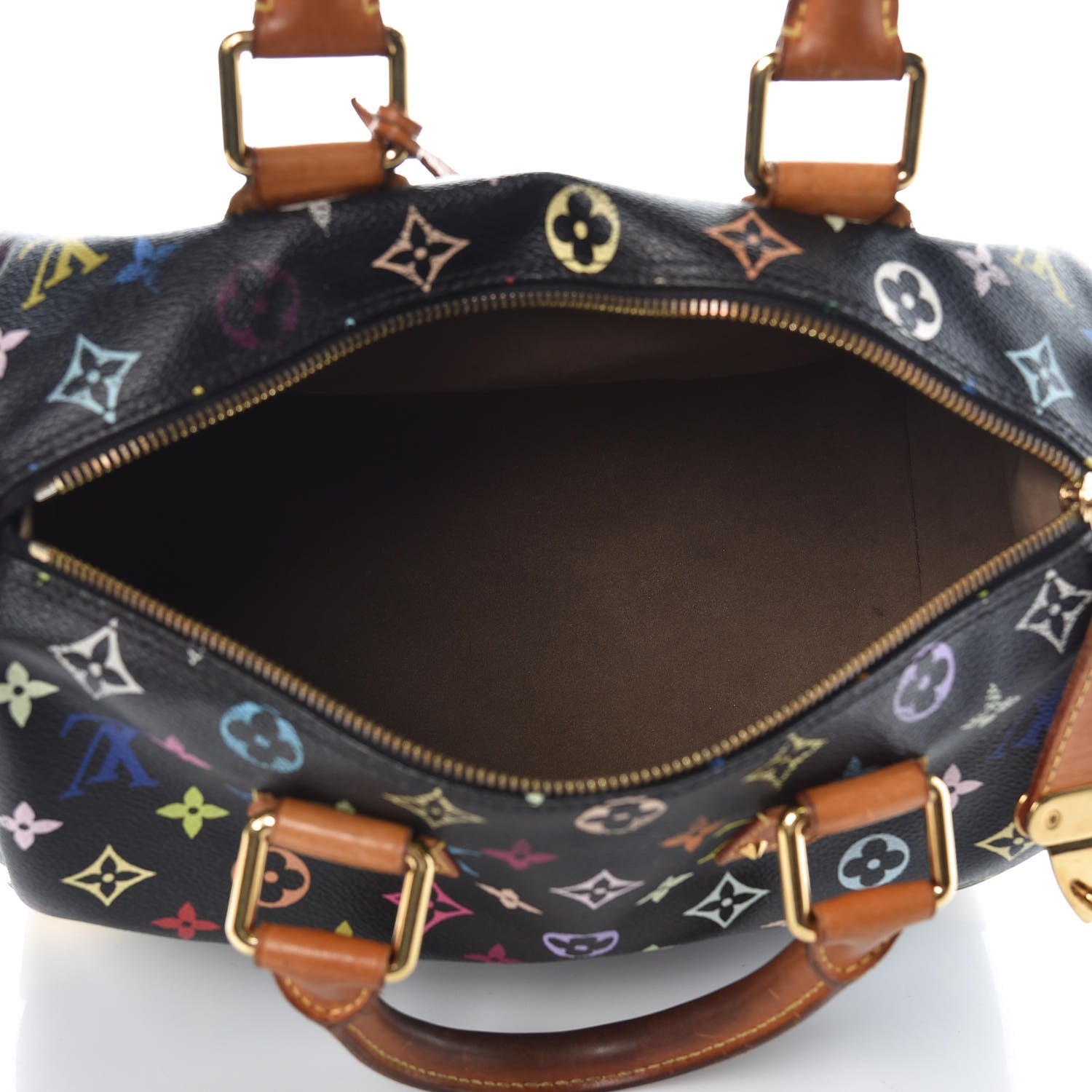 Louis Vuitton Monogram Multicolor Speedy 30 Black 5 of 19