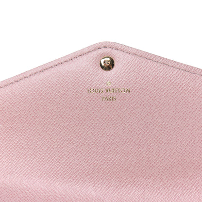 Louis Vuitton Monogram Sarah Wallet NM Rose Ballerine 8 of 9