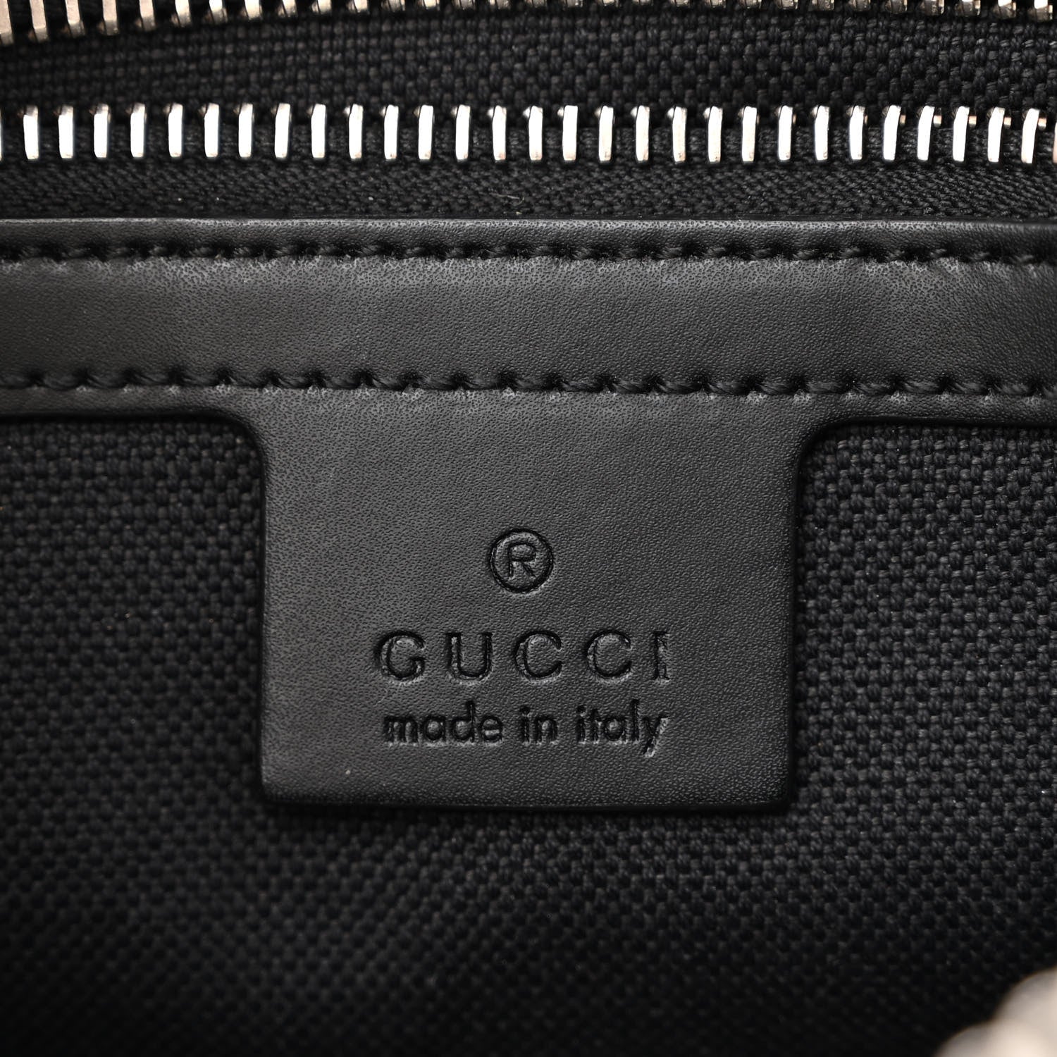Gucci Soft GG Supreme Monogram Web Belt Bag Black Grey 6 of 11