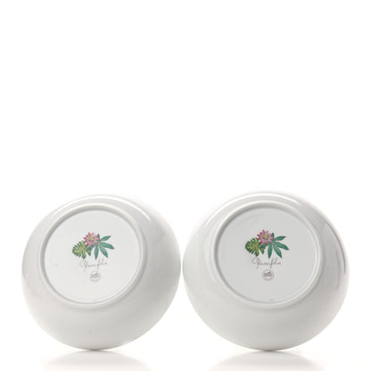 Hermes Porcelain Passifolia Cereal Bowl Set of 2 4 of 9
