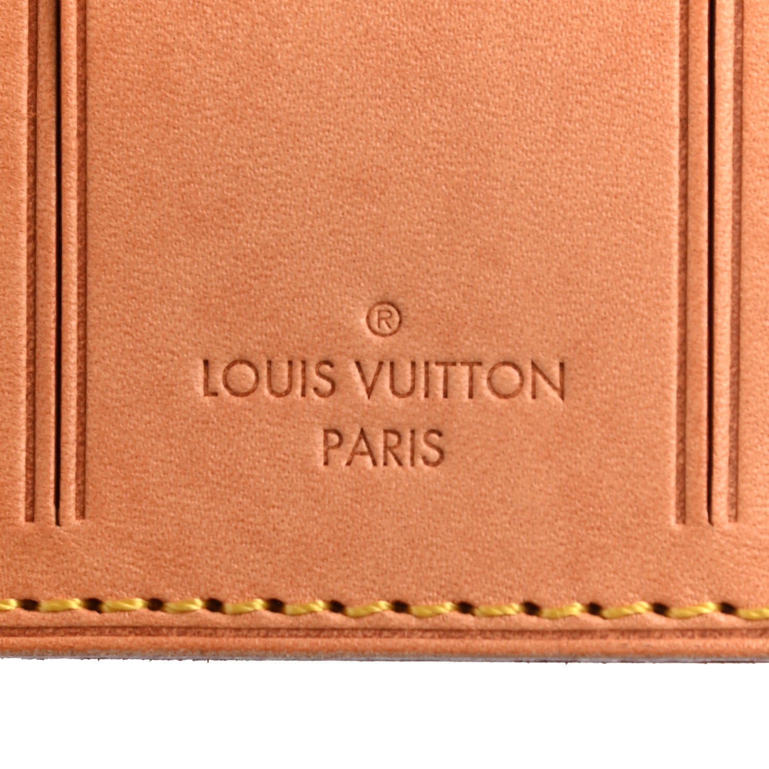 Louis Vuitton Vachetta Luggage Tag 3 of 4
