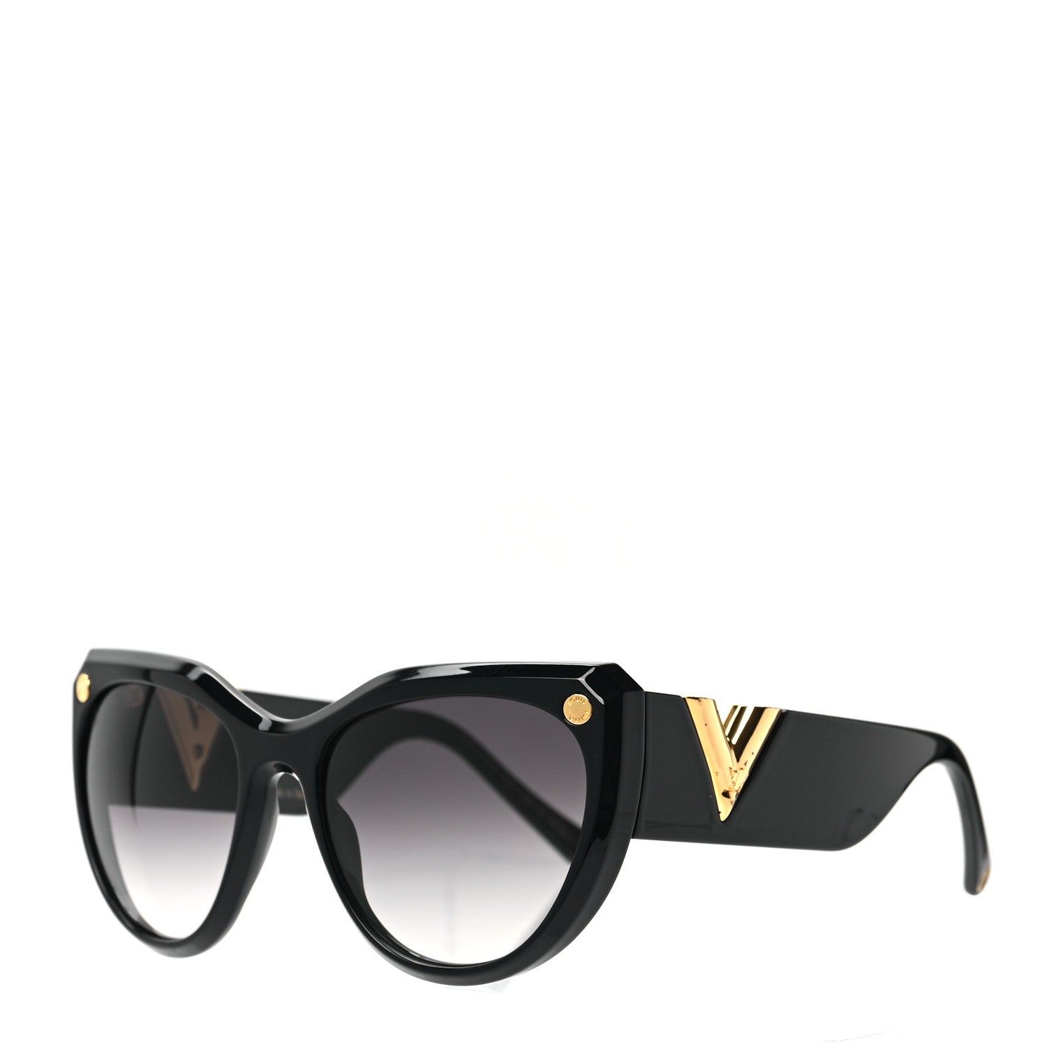 Louis Vuitton Acetate My Fair Lady Sunglasses Z1254W Black 1 of 8