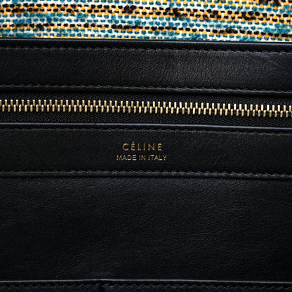 Celine Tweed Phantom Cabas Tote Blue 6 of 11