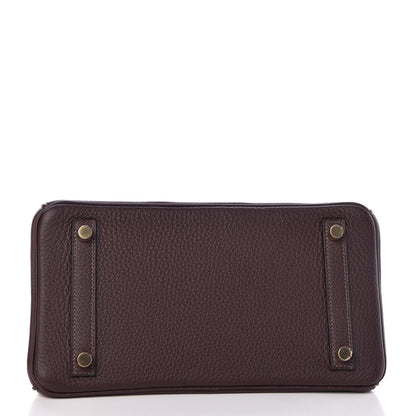 Hermes Togo Birkin 25 Chocolate 6 of 33