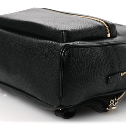 Gucci Pebbled Calfskin Soho Chain Backpack Black 9 of 9
