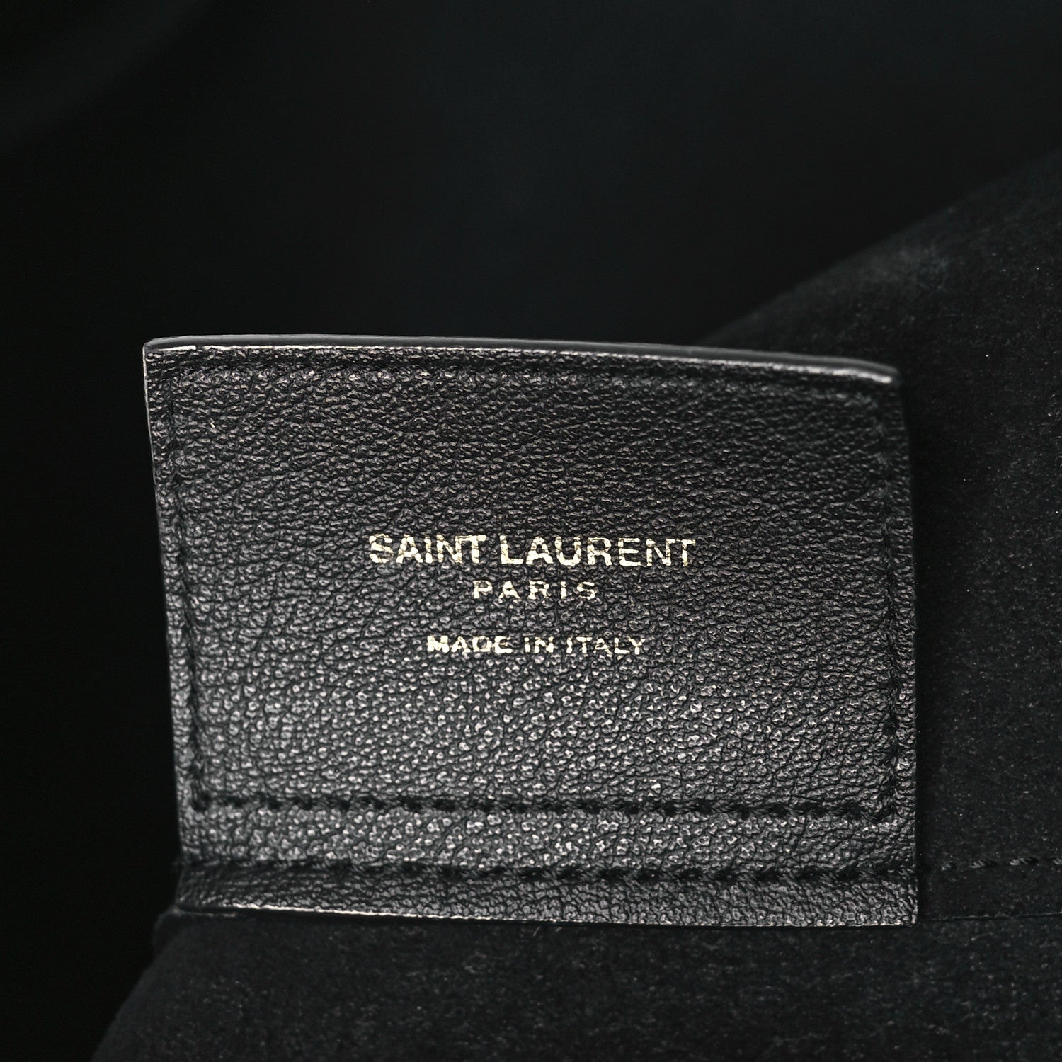 Saint Laurent Calfskin Large Shopping Tote Black 7 of 13