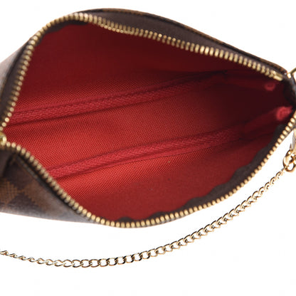 Louis Vuitton Damier Ebene Mini Pochette Accessories 5 of 8