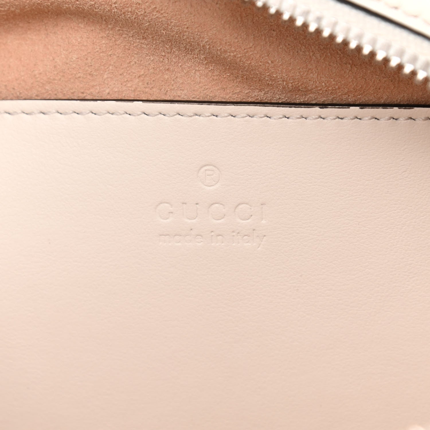 Gucci Calfskin Matelasse Aria Small GG Marmont Chain Shoulder Bag Mystic White 6 of 12
