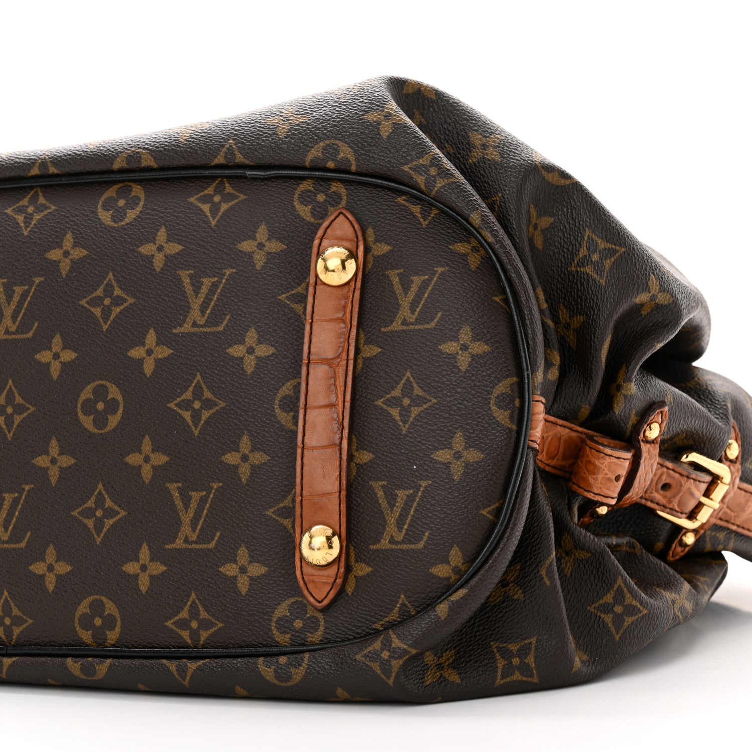 Louis Vuitton Monogram Alligator Trim Mahina XL 9 of 12
