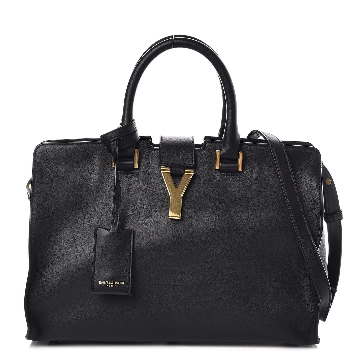 Calfskin Small Classic Y Cabas Black