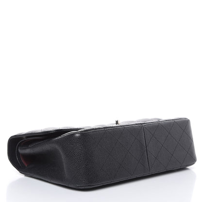 Chanel Caviar Quilted Jumbo Double Flap Black 4 of 13