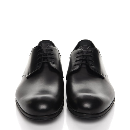 Louis Vuitton Lambskin Derby Lace Up Shoes 8 Black 2 of 8