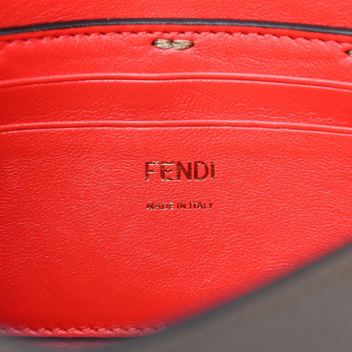 Fendi Cuoio Romano Baguette Hip Belt Bag Mud 5 of 9