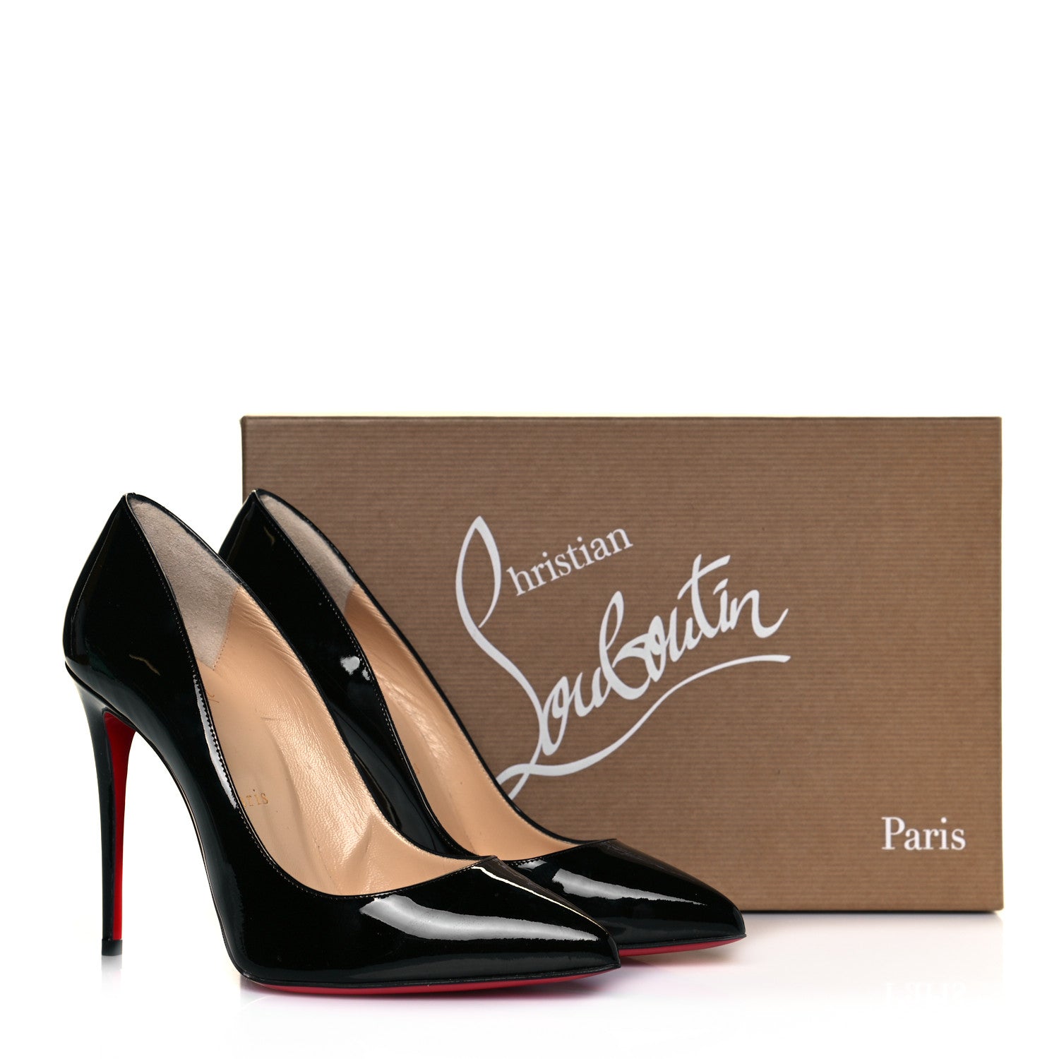 Christian Louboutin Patent Pigalle Follies 100 Pumps 37 Black 8 of 8