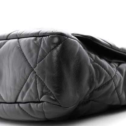 Chanel Goatskin Quilted Large Chanel 19 Flap Black 10 of 12