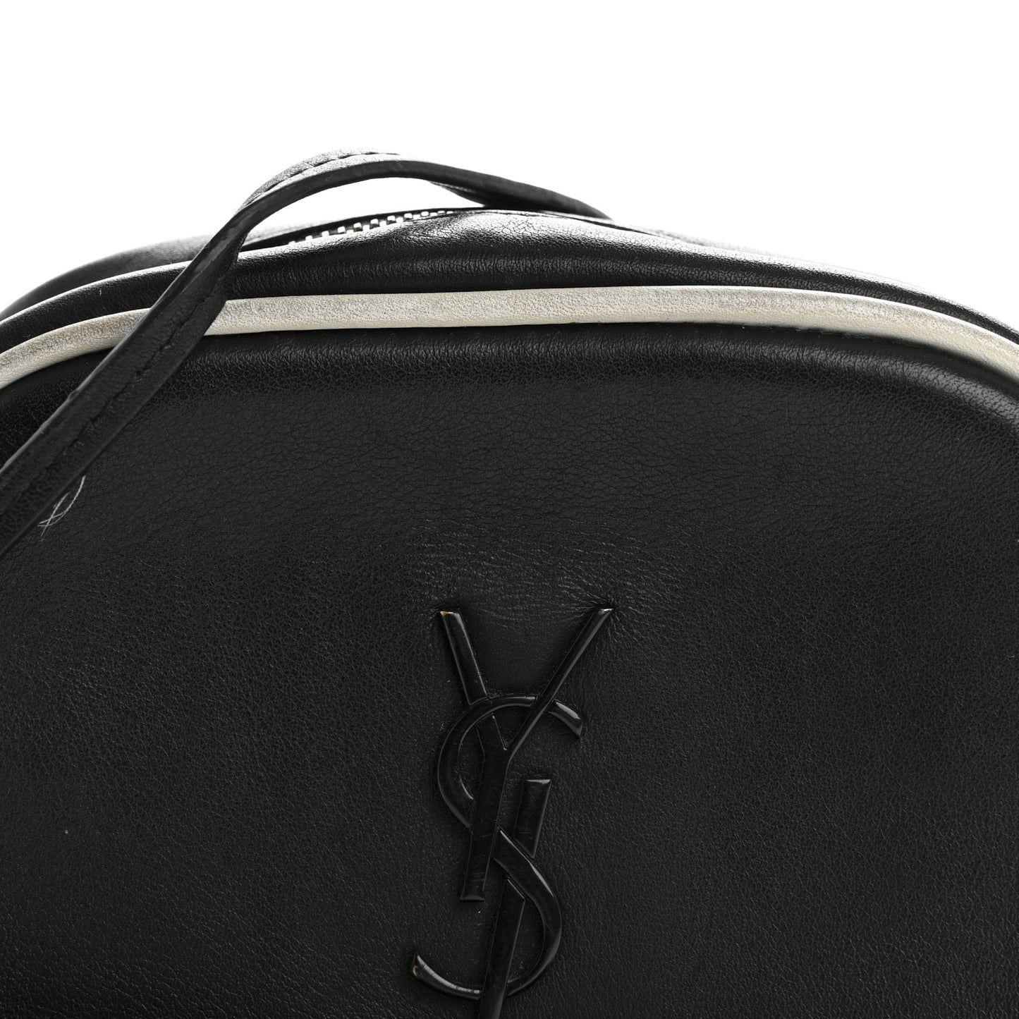 Nappa Monogram Blogger Bag Black White