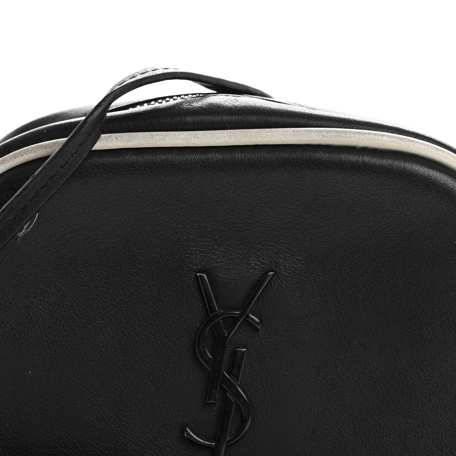 Saint Laurent Nappa Monogram Blogger Bag Black White 8 of 15