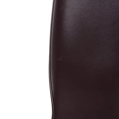 Chanel Caoutchouk CC High Boots 41 Dark Burgundy Black 11 of 14