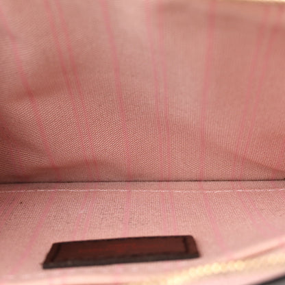Louis Vuitton Damier Ebene Neo Neverfull MM Rose Ballerine 7 of 15