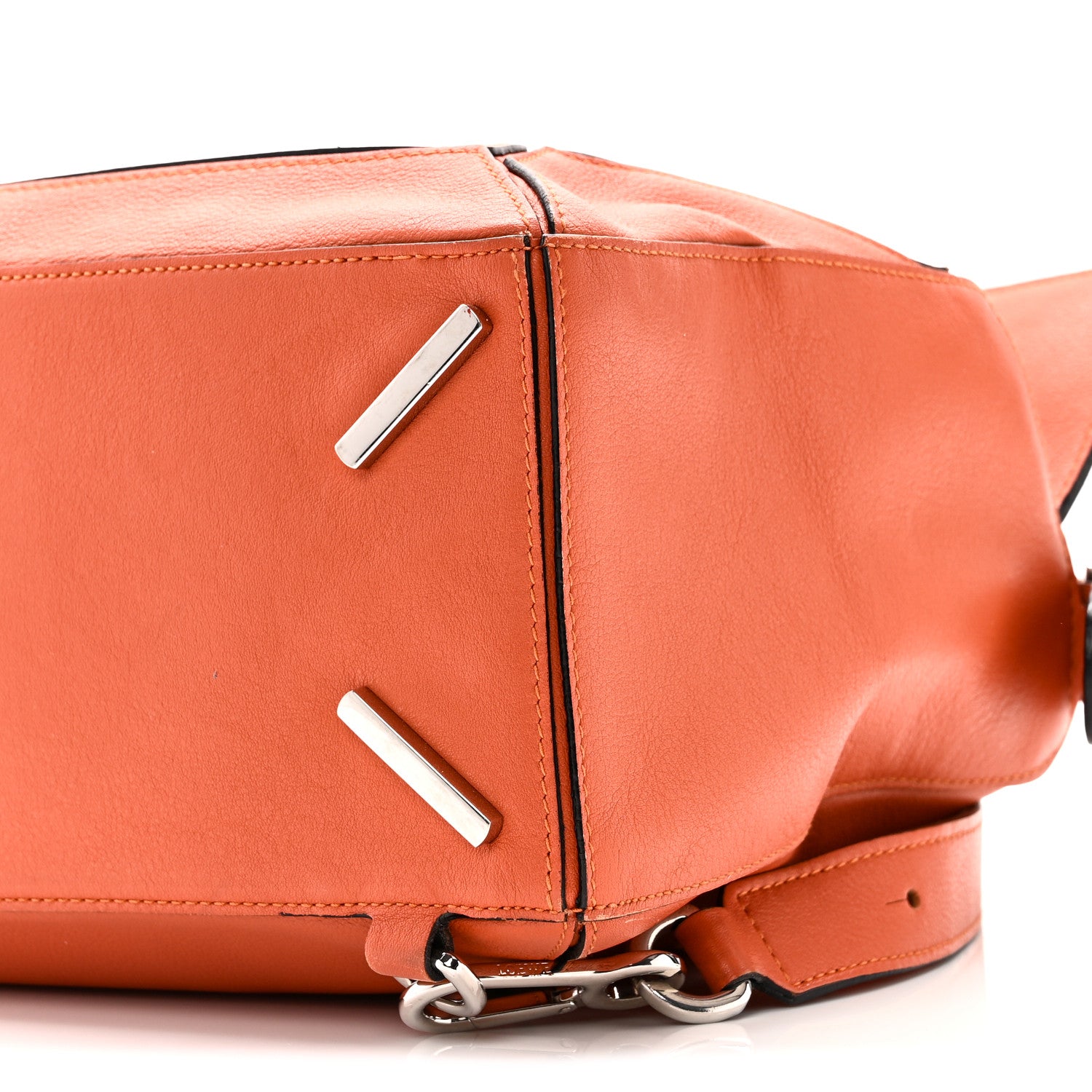 Loewe Calfskin Medium Puzzle Bag Orange 9 of 9