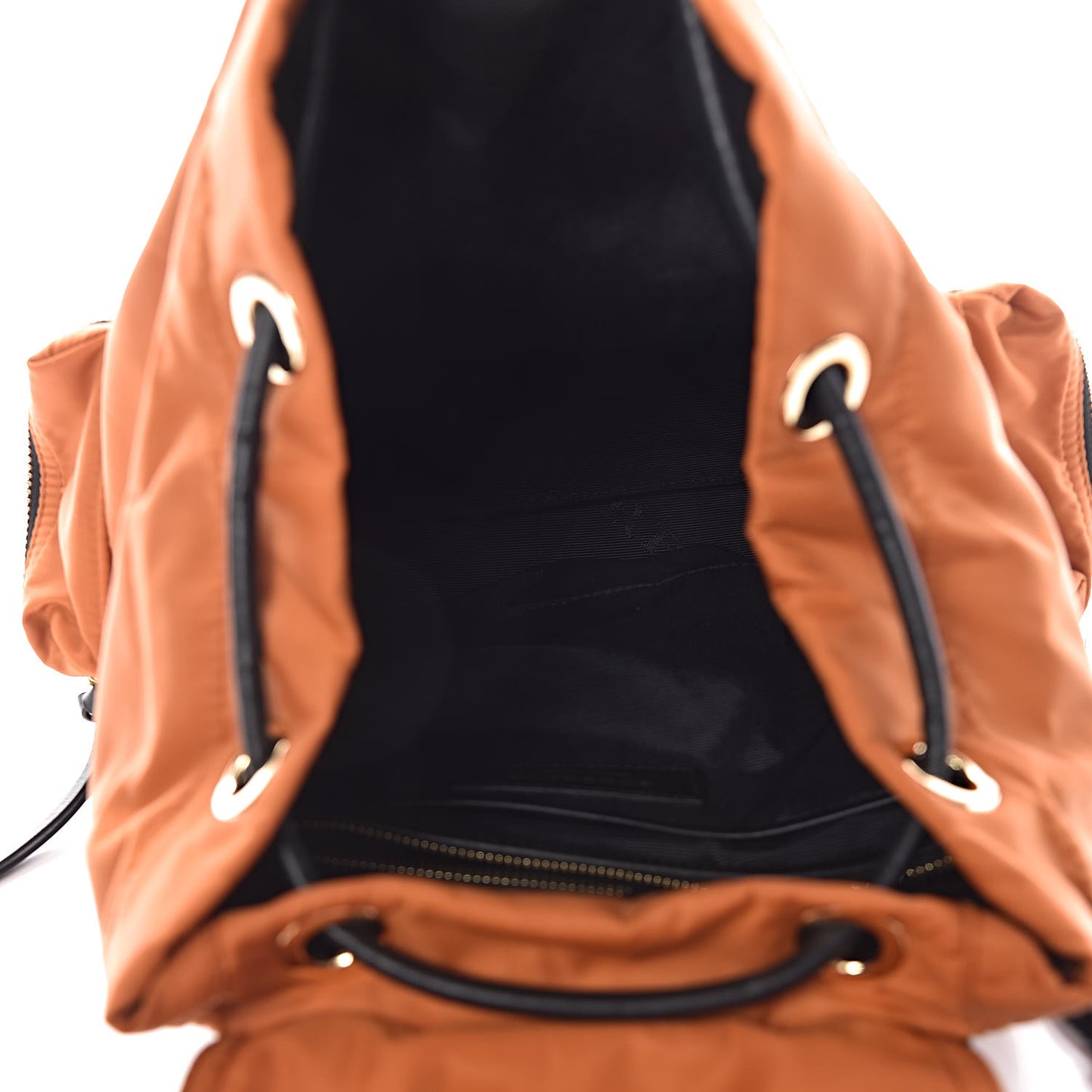 Nylon Medium Rucksack Backpack Clementine